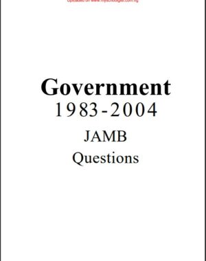Government JAMB Past Questions