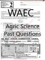 WAEC Agric Science Past Questions | FREE DOWNLOAD