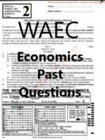 WAEC Economics Past Questions