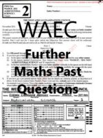 WAEC Further Mathematics Past Questions | pdf DOWNLOAD