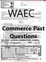 WAEC Commerce Past Questions
