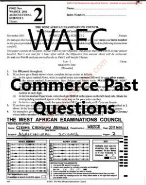 WAEC Commerce Past Questions