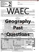 WAEC Geography Past Questions | FREE DOWNLOAD