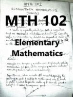 MATH 102: Elementary Mathematics II