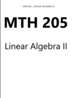 MTH 205: Linear Algebra II