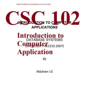 CSC 102: Introduction to Computer Application